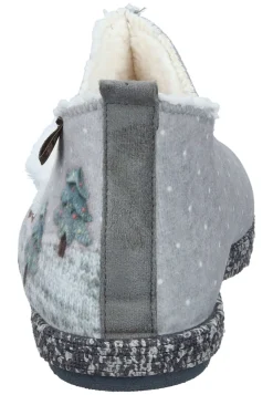 Hausschuhe|Die moderne Hausfrau Hausschuhe hellgrau