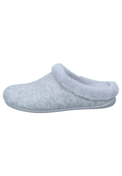Hausschuhe|Die moderne Hausfrau Hausschuhe hellgrau