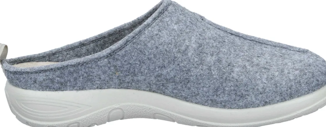 Hausschuhe|Die moderne Hausfrau Hausschuhe hellgrau