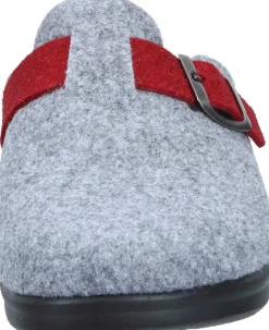 Hausschuhe|Die moderne Hausfrau Hausschuhe hellgrau