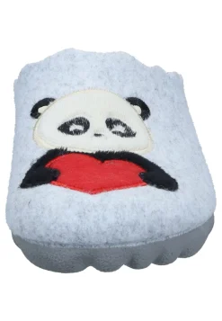 Hausschuhe|Die moderne Hausfrau Hausschuhe hellgrau