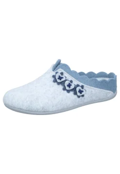 Hausschuhe|Die moderne Hausfrau Hausschuhe hellgrau