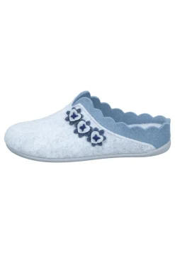 Hausschuhe|Die moderne Hausfrau Hausschuhe hellgrau