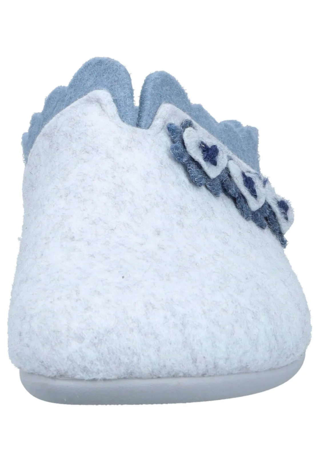 Hausschuhe|Die moderne Hausfrau Hausschuhe hellgrau