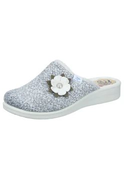 Hausschuhe|Die moderne Hausfrau Hausschuhe hellgrau