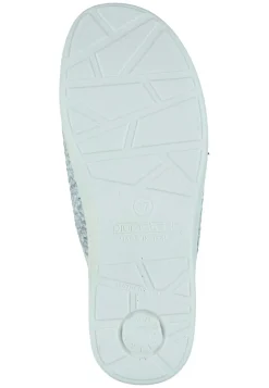 Damen Die moderne Hausfrau Hausschuhe hellgrau