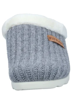 Hausschuhe|Die moderne Hausfrau Hausschuhe hellgrau