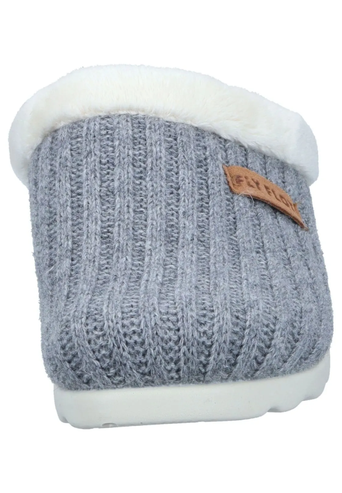 Hausschuhe|Die moderne Hausfrau Hausschuhe hellgrau