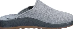 Herren Die moderne Hausfrau Hausschuhe hellgrau
