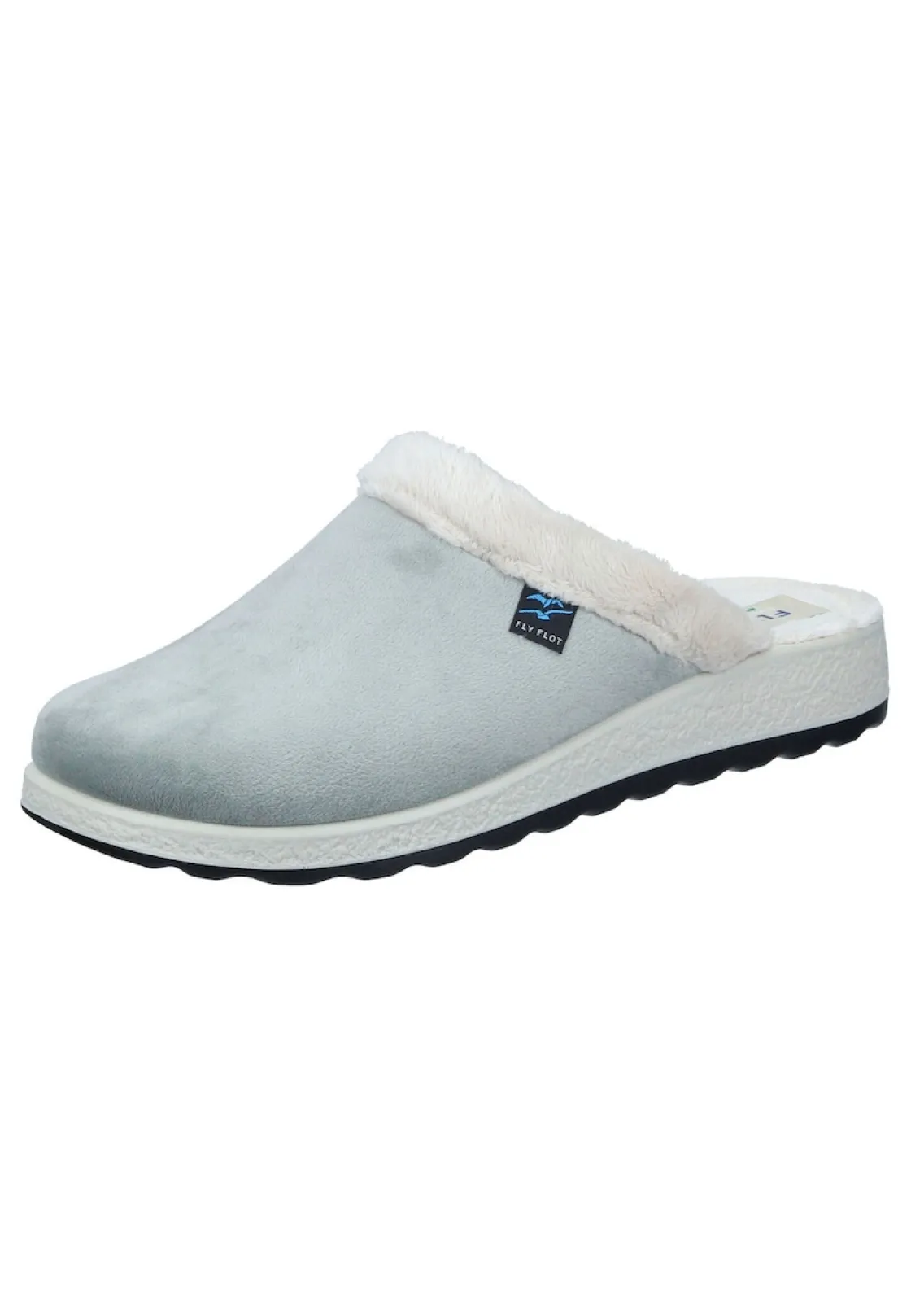 Hausschuhe|Die moderne Hausfrau Hausschuhe hellgrau