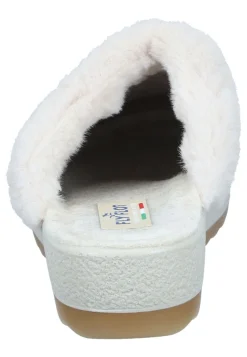 Pantoletten|Die moderne Hausfrau Hausschuhe hellgrau