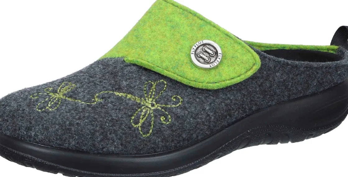Hausschuhe|Die moderne Hausfrau Hausschuhe hellgrün