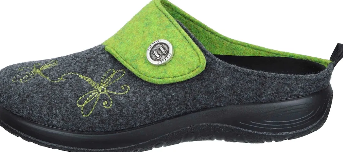 Hausschuhe|Die moderne Hausfrau Hausschuhe hellgrün