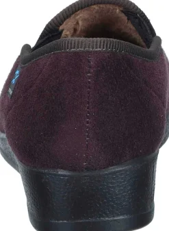 Hausschuhe|Die moderne Hausfrau Hausschuhe pflaume