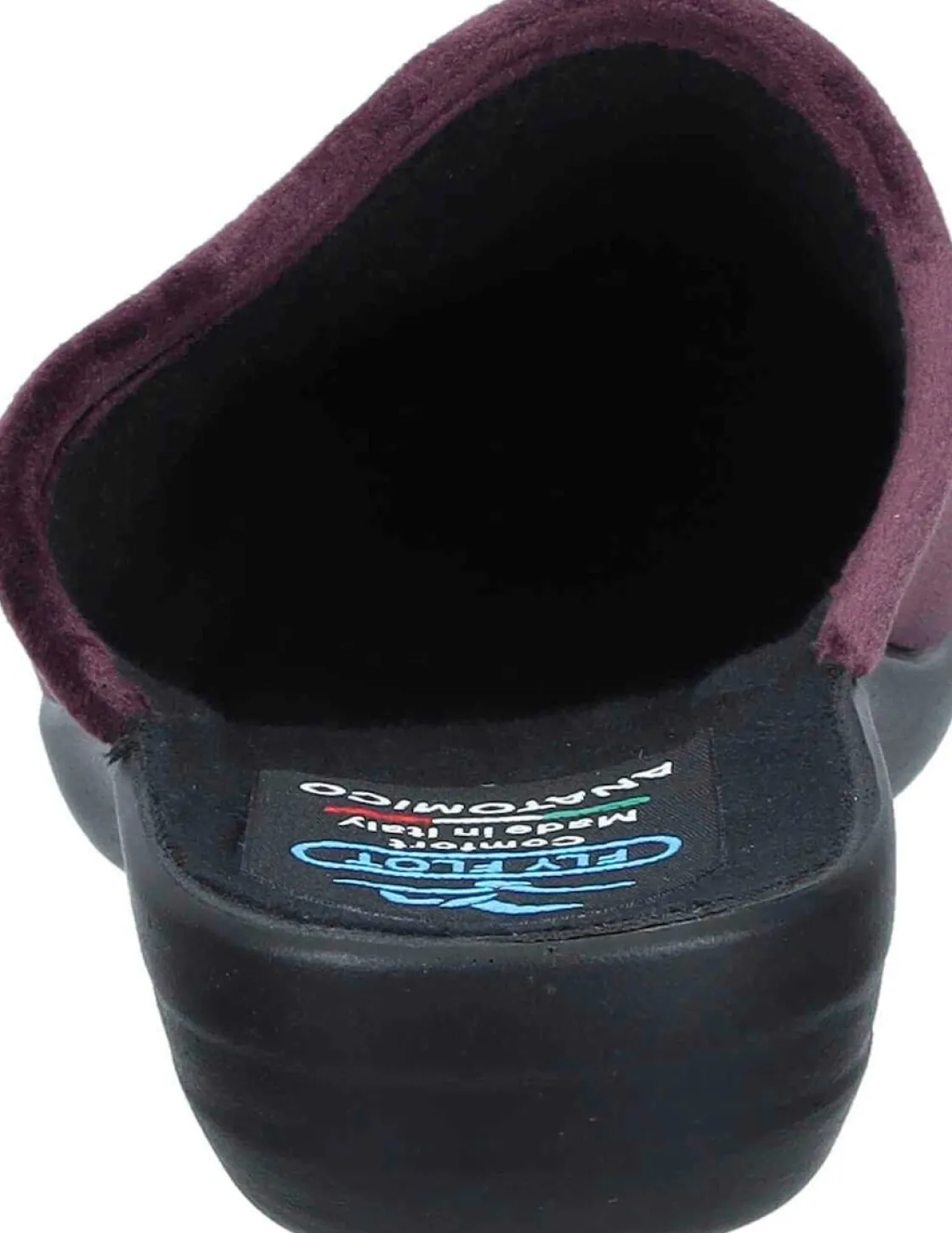 Hausschuhe|Die moderne Hausfrau Hausschuhe pflaume