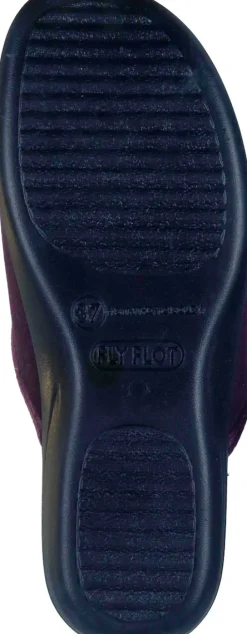 Hausschuhe|Die moderne Hausfrau Hausschuhe pflaume