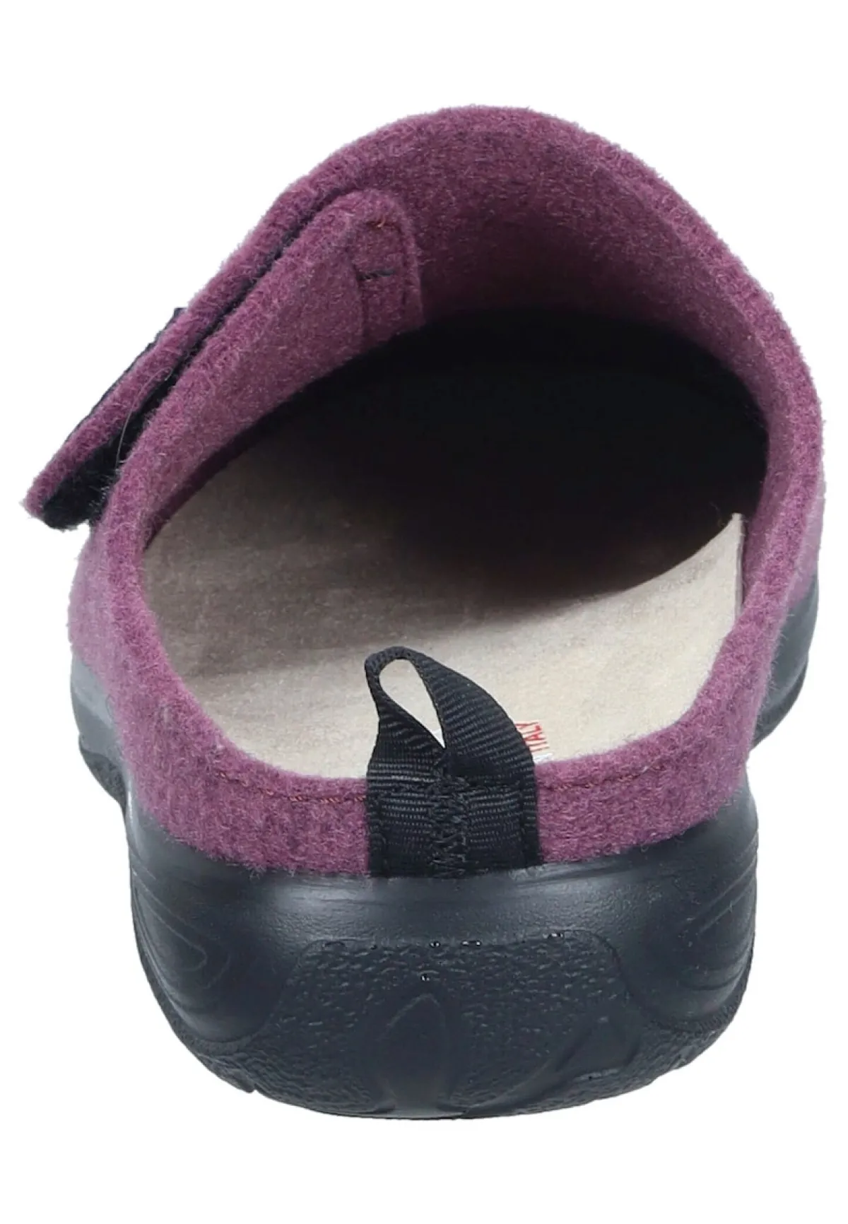 Damen Die moderne Hausfrau Hausschuhe pflaume
