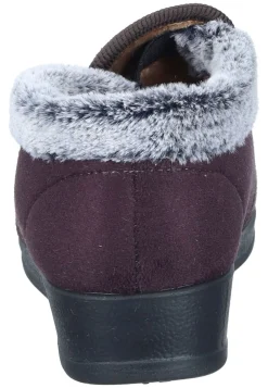 Hausschuhe|Die moderne Hausfrau Hausschuhe pflaume