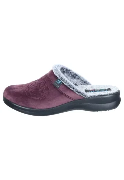 Hausschuhe|Die moderne Hausfrau Hausschuhe pflaume