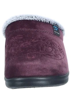 Hausschuhe|Die moderne Hausfrau Hausschuhe pflaume