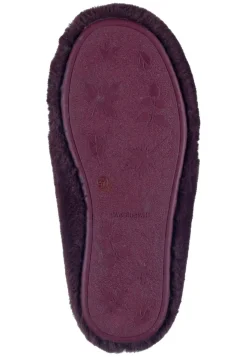 Damen Die moderne Hausfrau Hausschuhe rot