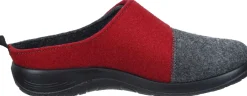Damen Die moderne Hausfrau Hausschuhe rot