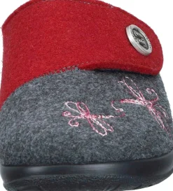 Hausschuhe|Die moderne Hausfrau Hausschuhe rot