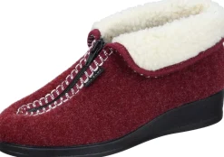 Hausschuhe|Die moderne Hausfrau Hausschuhe rot