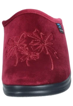 Damen Die moderne Hausfrau Hausschuhe rot