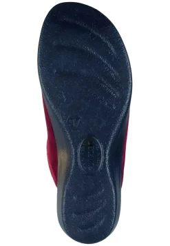 Damen Die moderne Hausfrau Hausschuhe rot