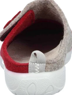 Hausschuhe|Die moderne Hausfrau Hausschuhe rot