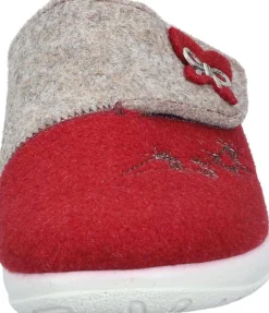 Hausschuhe|Die moderne Hausfrau Hausschuhe rot