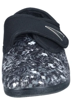 Hausschuhe|Die moderne Hausfrau Hausschuhe schwarz