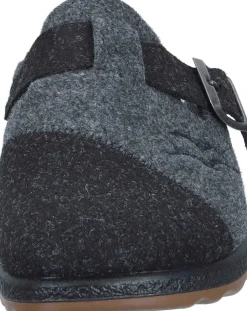 Herren Die moderne Hausfrau Hausschuhe schwarz