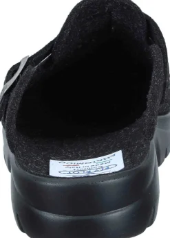 Hausschuhe|Die moderne Hausfrau Hausschuhe schwarz