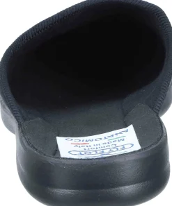 Herren Die moderne Hausfrau Hausschuhe schwarz