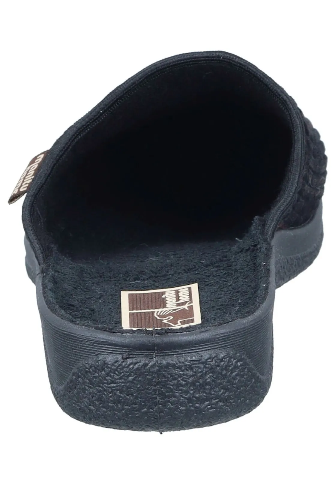 Hausschuhe|Die moderne Hausfrau Hausschuhe schwarz