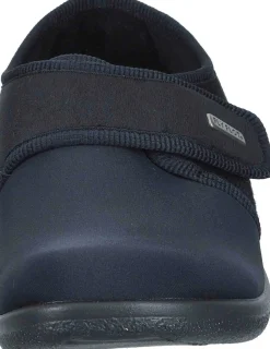 Herren Die moderne Hausfrau Hausschuhe schwarz