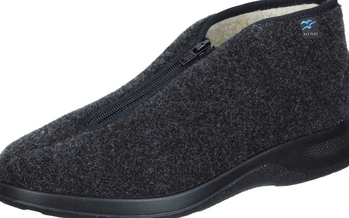 Hausschuhe|Die moderne Hausfrau Hausschuhe schwarz