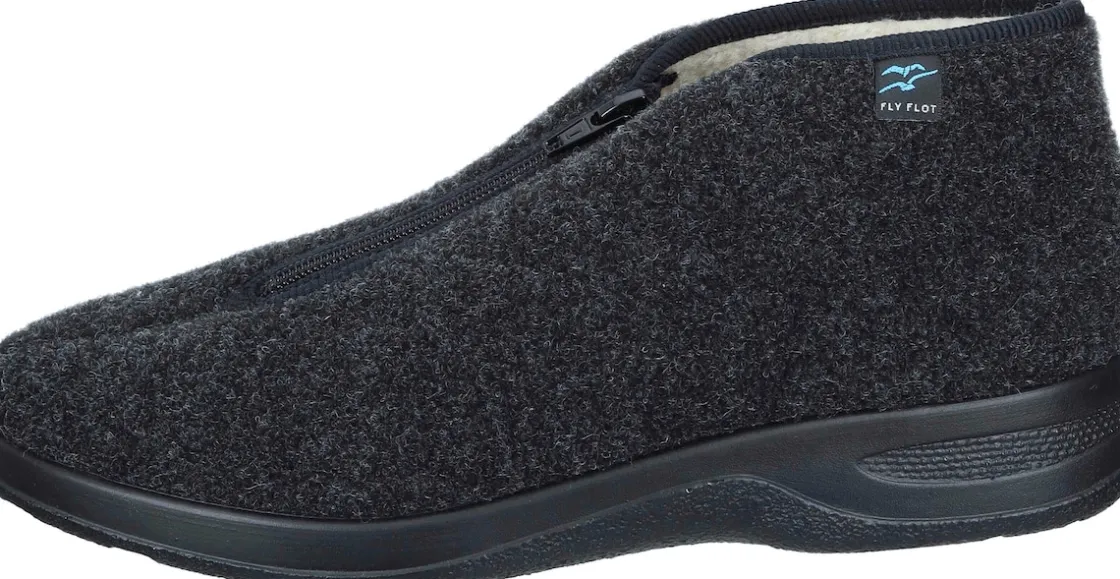 Hausschuhe|Die moderne Hausfrau Hausschuhe schwarz