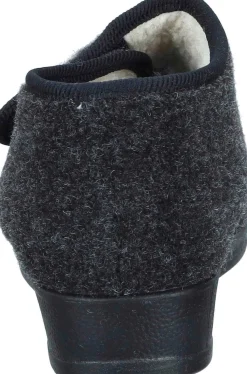 Hausschuhe|Die moderne Hausfrau Hausschuhe schwarz