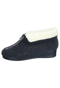 Hausschuhe|Die moderne Hausfrau Hausschuhe schwarz