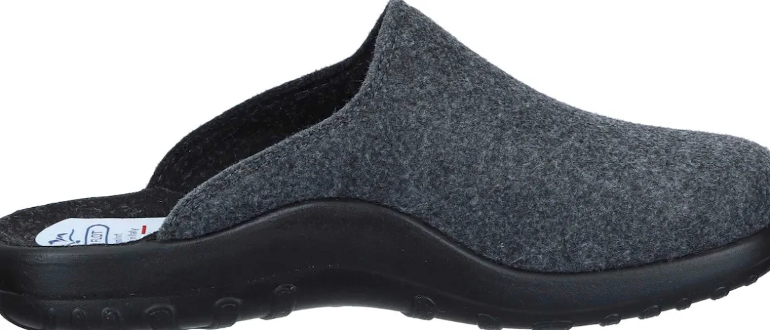 Hausschuhe|Die moderne Hausfrau Hausschuhe schwarz