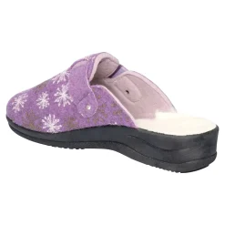 Hausschuhe|Die moderne Hausfrau Hausschuh-Pantolette mit Wolle „Eva"