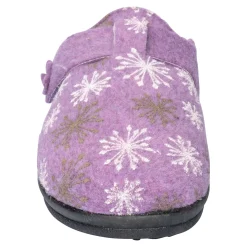 Hausschuhe|Die moderne Hausfrau Hausschuh-Pantolette mit Wolle „Eva