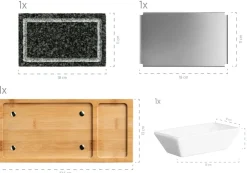 Tischgrills & Raclettes|Die moderne Hausfrau Heißer Stein -