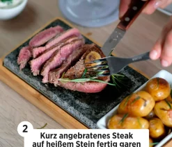 Tischgrills & Raclettes|Die moderne Hausfrau Heißer Stein -