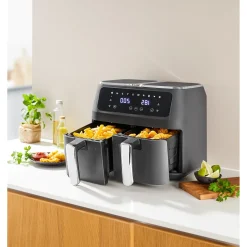 Fritteusen|Die moderne Hausfrau Heißluftfritteuse „Duo“