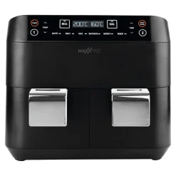 Fritteusen|Die moderne Hausfrau Heißluftfritteuse mit Doppelkorb, 2x 3,8 l