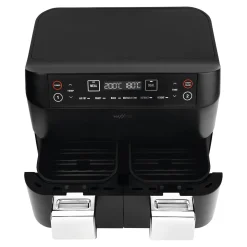 Fritteusen|Die moderne Hausfrau Heißluftfritteuse mit Doppelkorb, 2x 3,8 l